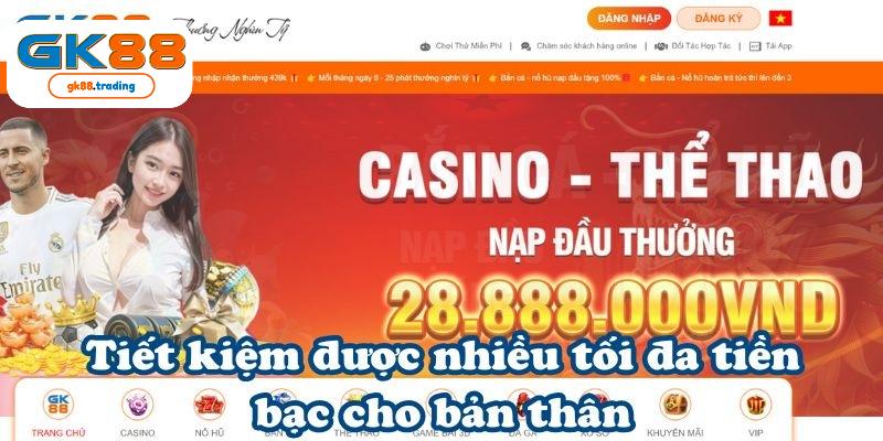 GK88 cung cấp nhiều chương trình khuyến mãi để thu hút hội viên mới